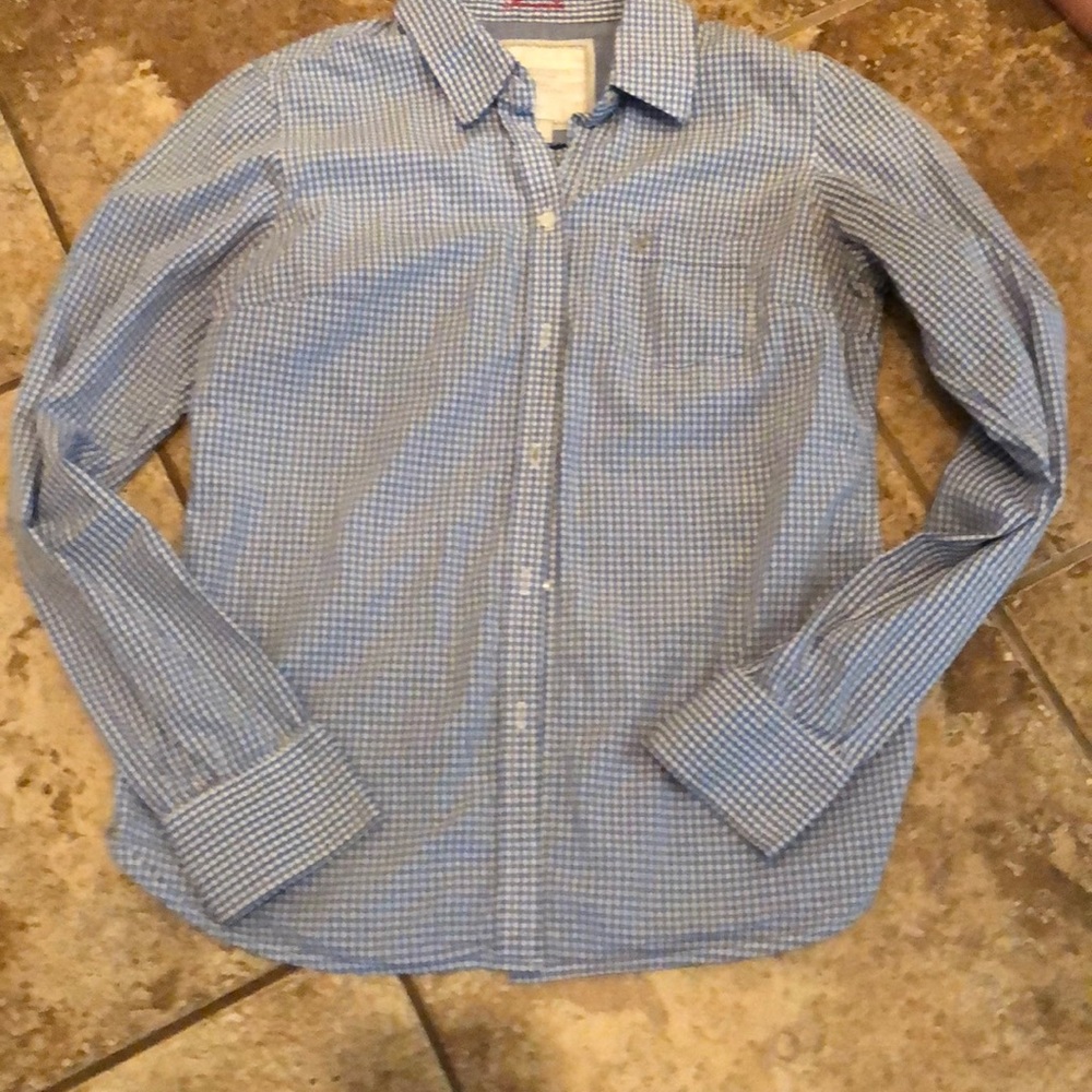 American Eagle size 10 slim fitted button down